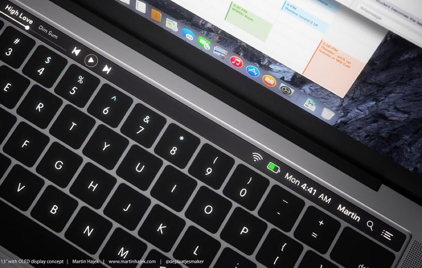 mockup macbook touchbar2