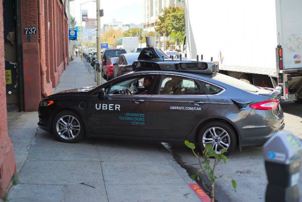 Uber autonomous vehicle prototype