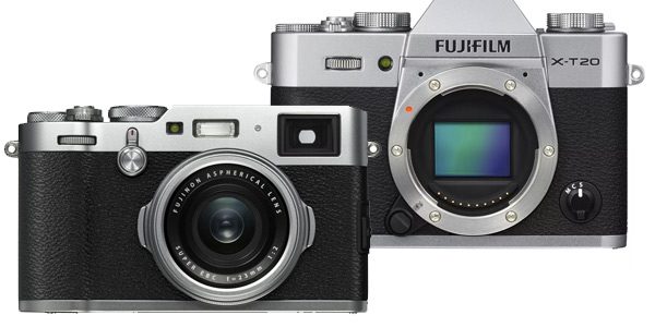 فوجی‌فیلم دوربین‌های X100F و X-T20 را با سنسور و فوکوس خودکار بهتر معرفی کرد