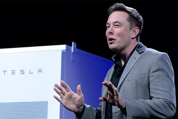 Elon Musk Tesla Battery