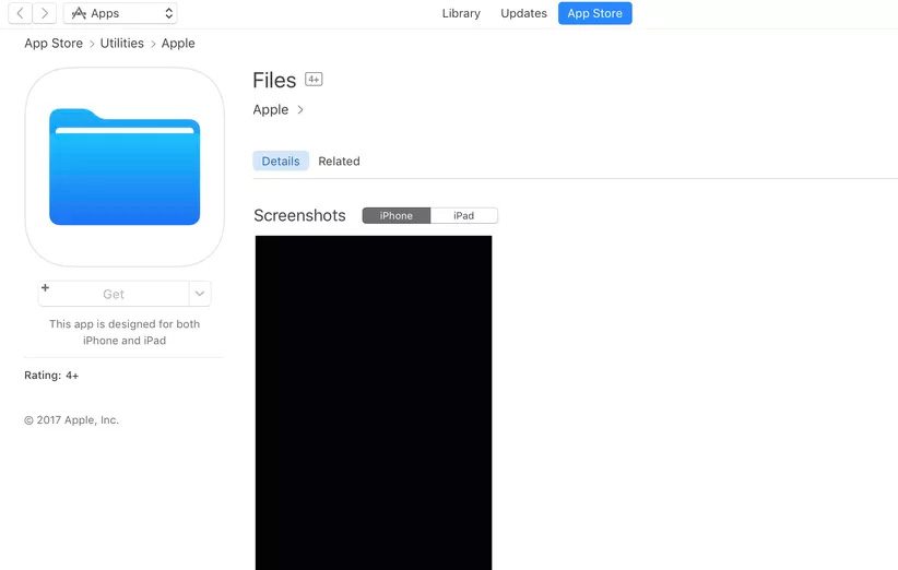 apple files app