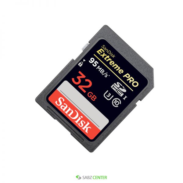 SanDisk Extremepro 95 32GB SabzCenter 02 SanDisk Extreme Pro 633X 95MBps SDHC 32GB