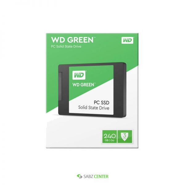 WesternDigital 240 Green SabzCenter 02 Western Digital Green Sata 3 Internal SSD Drive -240GB