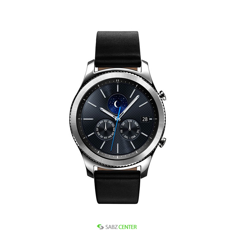 ساعت هوشمند Samsung Gear S3 Classic SM-R770 Black Leather Smart Watch