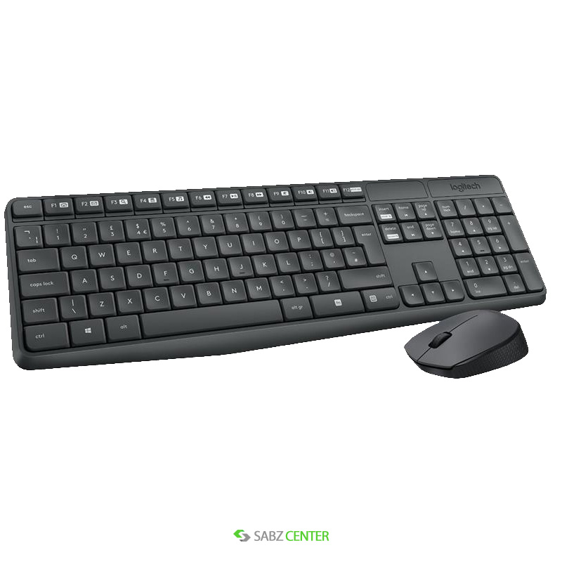 کیبورد و ماوس Logitech MK235 Wireless Keyboard and Mouse