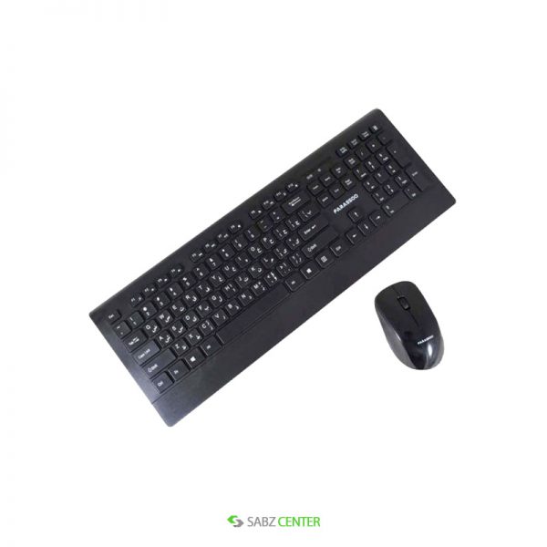 کیبورد و ماوس Farassoo FCM-9595 Wireless Keyboard and Mouse