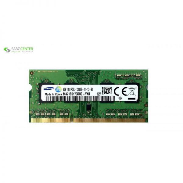 رم لپ تاپ سامسونگ مدل DDR3L 1600MHz ظرفیت 4 گیگابایت - 0