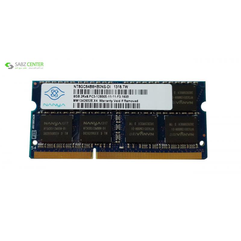 رم لپ تاپ نانیا مدل DDR3 PC3 12800S MHz ظرفیت 8 گیگابایت - 0
