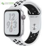 ساعت هوشمند اپل واچ 4 مدل Nike 44mm Silver Aluminum Case with Pure Platinum/Black Nike Sport Band - 0
