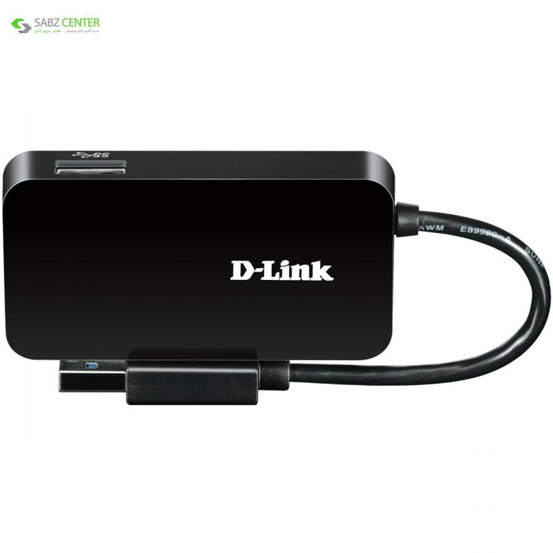 هاب USB3.0 چهار پورت دی-لینک مدل DUB-1341 D-Link DUB-1341 4-Port USB 3.0 Hub - 0