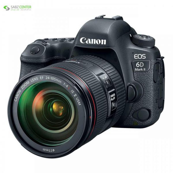 دوربین دیجیتال کانن مدل EOS 6D Mark II به همراه لنز 24-105 میلی متر F4 L IS II Canon EOS 6D Mark II Digital Camera With 24-105 F4 L IS II Lens - 0