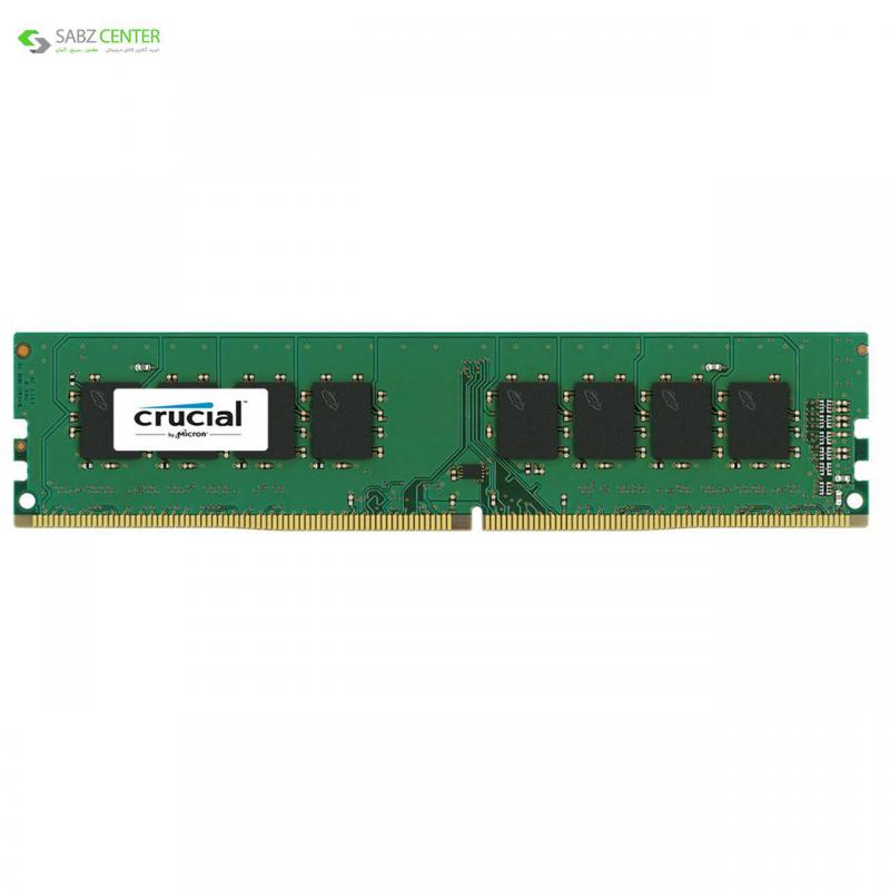 رم دسکتاپ DDR4 تک کاناله 2400 مگاهرتز کروشیال ظرفیت 8 گیگابایت Crucial DDR4 2400MHz Desktop RAM - 8GB - 0
