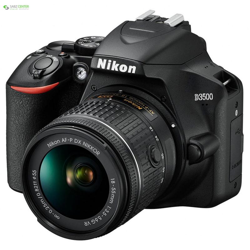 دوربین دیجیتال نیکون مدل D3500 به همراه لنز 18-55 میلی متر VR AF-P Nikon D3500 Digital Camera With 18-55mm VR AF-P Lens - 0