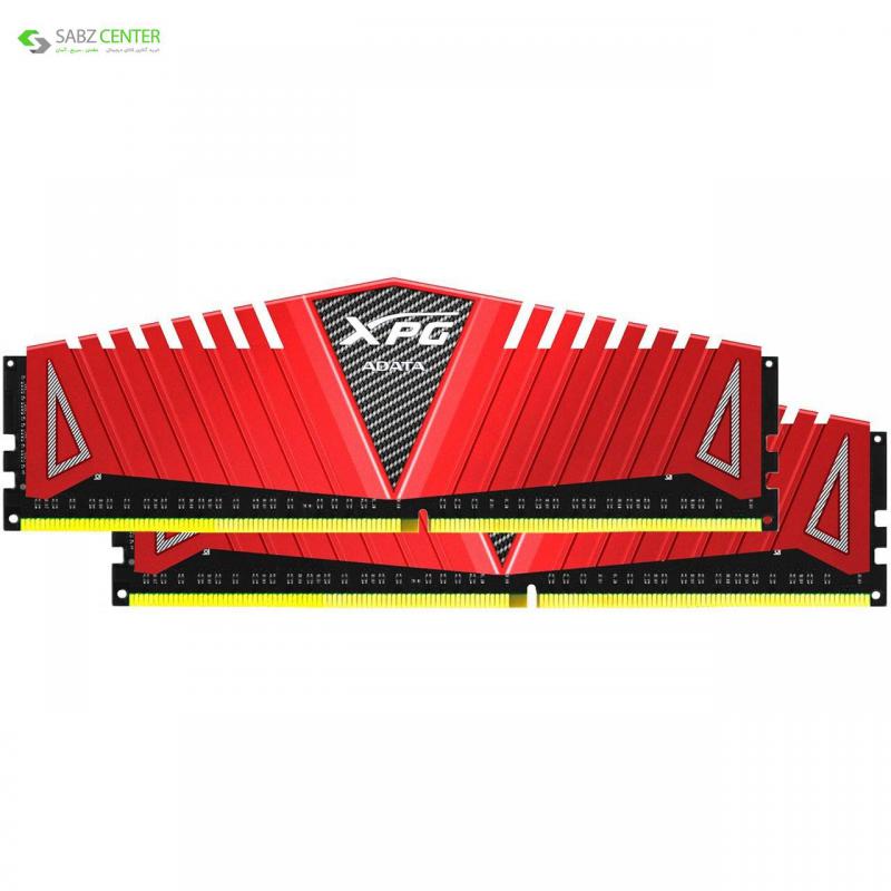 رم دسکتاپ DDR4 دو کاناله 2400 مگاهرتز CL16 ای دیتا مدل XPG Z1 ظرفیت 32 گیگابایت ADATA XPG Z1 DDR4 2400MHz CL16 Dual Channel Desktop RAM - 32GB - 0