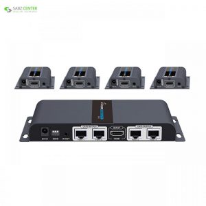 توسعه دهنده و تکرارکننده 1 به 4 HDMI لنکنگ مدل LKV714PRO Lenkeng LKV714PRO 1 to 4 HDMI Extender And Splitter - 0