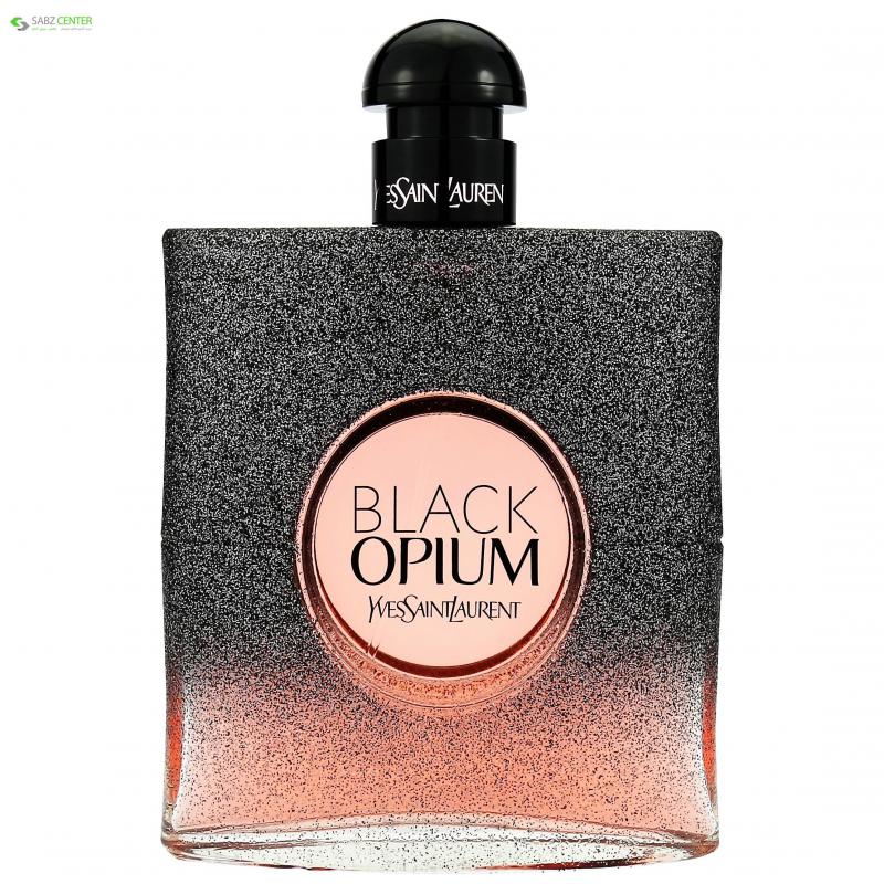 ادوپرفیوم زنانه ایو سن لوران مدل Black Opium Floral Shock حجم 50 میلی‌لیتر - 0