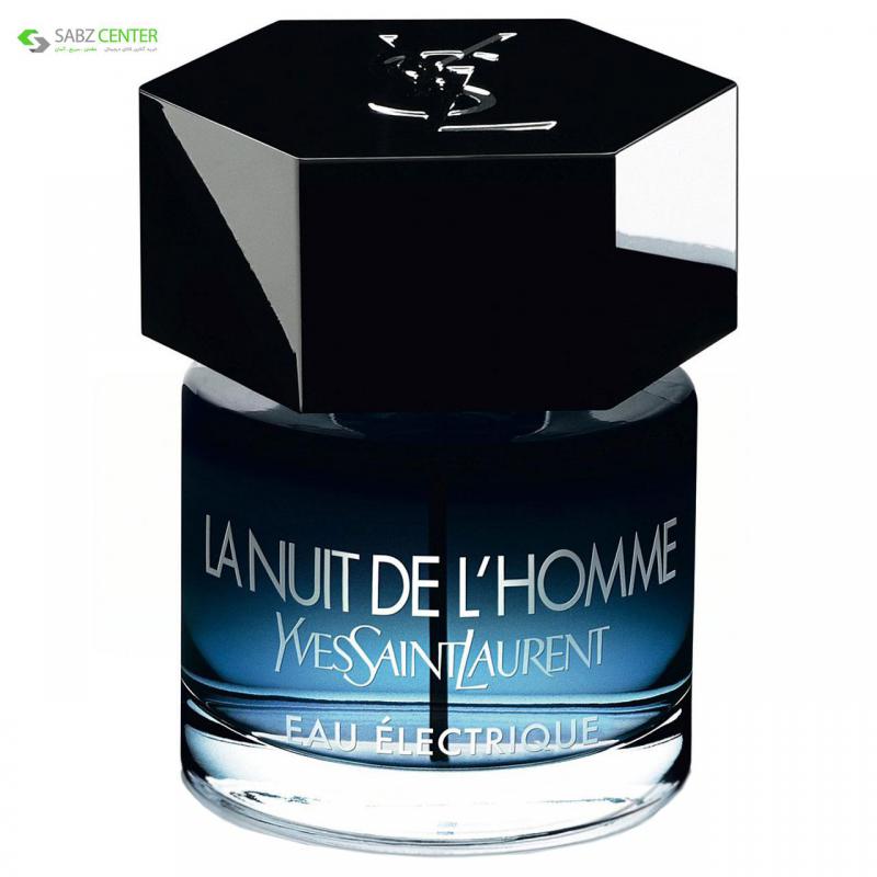 ادوتویلت مردانه ایو سن لوران مدل La Nuit De Lhomme Eau Electrique حجم 60 میلی لیتر - 0
