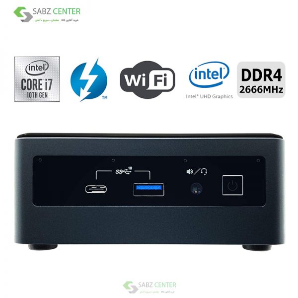مینی پی سی اینتل Intel NUC 10 NUC10i7FNH 4G-120SSD