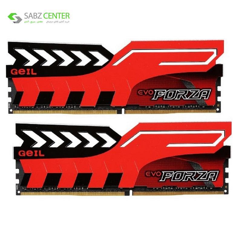 رم دسکتاپ DDR4 دو کاناله 3200 مگاهرتز CL16 گیل مدل Evo Forza ظرفیت 16 گیگابایت - 0
