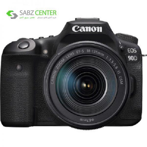 114003629 دوربین دیجیتال کانن EOS 90D همراه لنز 135-18میلیمتر IS USM