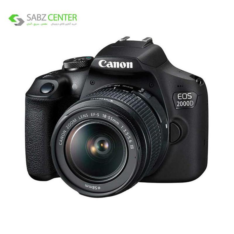 دوربین دیجیتال کانن EOS 2000D با لنز 18-5میلیمتر DC III