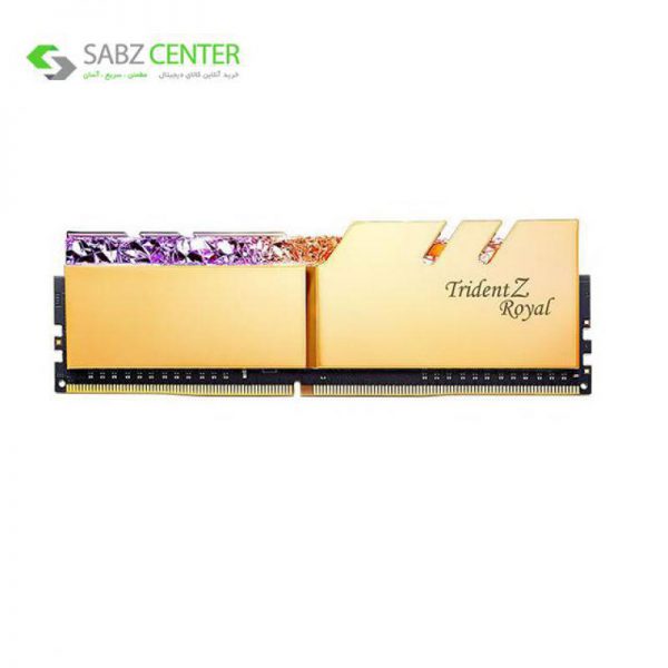 رم دسکتاپ DDR4 جی اسکیل Trident Z Royal Gold 64GB