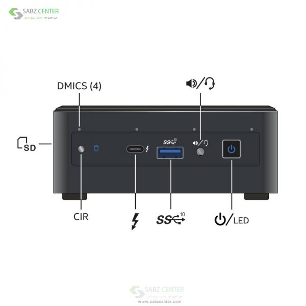 کامپیوتر کوچک اینتل Intel NUC 11 Pro NUC11PAHi7 Kit