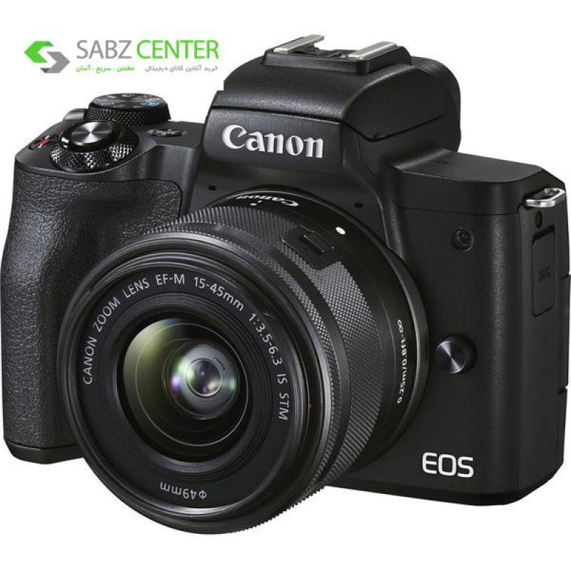 دوربین دیجیتال بدون آینه کانن EOS M50 Mark II kit 15-45mm f/3.5-6.3 IS STM