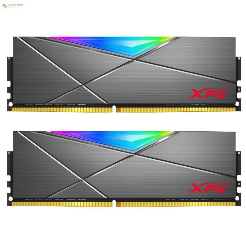رم دسکتاپ DDR4 دو کاناله 3600 مگاهرتز CL18 ای دیتا ایکس پی جی SPECTRIX D50 ظرفیت 32GB