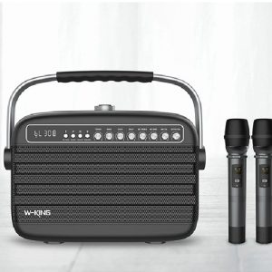 اسپیکر بلوتوث W-King K9 Wireless Speaker توان 100 وات رم و فلش خور با دو عدد میکروفون