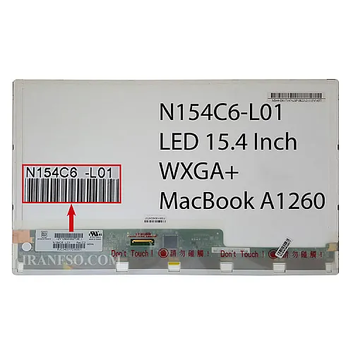 ال ای دی لپ تاپ اینولوکس 15.4 N154C6-L01 ضخیم مات برای اپل MacBook A1260