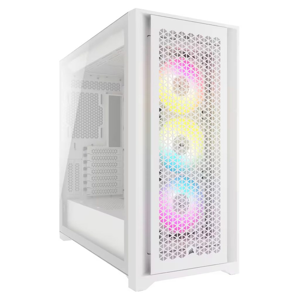 ICUE 5000D RGB TEMPERED GLASS White