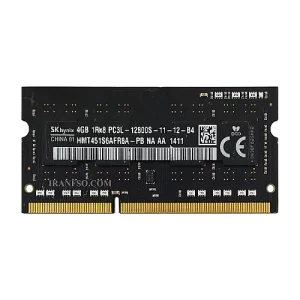 رم لپ تاپ 4 گیگ SK Hynix DDR3-PC3L 1600-12800 MHz 1.35V یک سال گارانتی