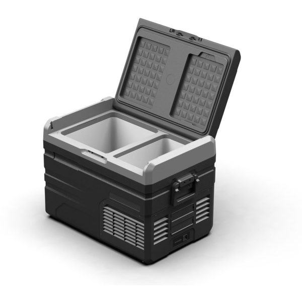 یخچال و فریزر مسافرتی هوشمند پاورلوژی مدل Small Dual Compartment با ظرفیت 37.5 لیتر