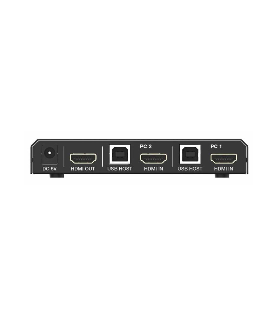 کی وی ام سوئیچ 2 پورت HDMI همراه کابل فرانت FN-K221