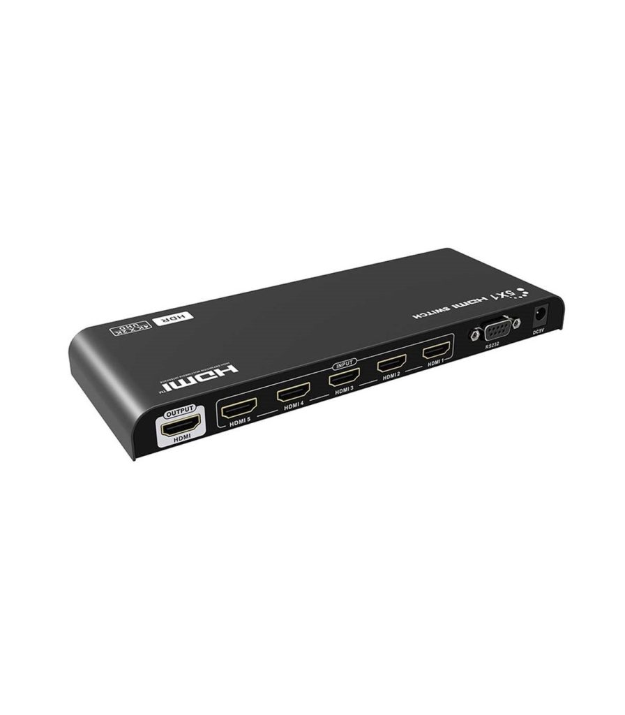 سوئیچ 5 پورت HDMI لنکنگ LKV501HDR-V3.0