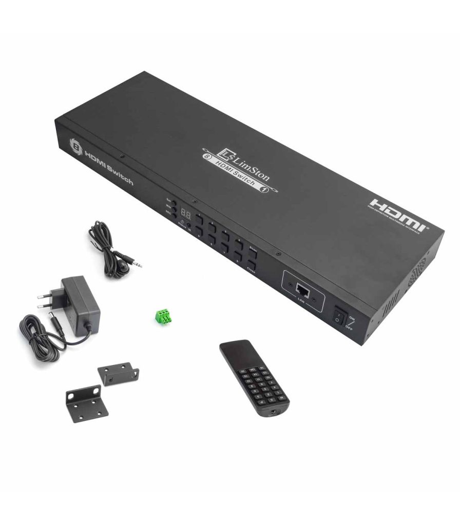سوییچ 8 پورت HDMI لایمستون LS-HS0801