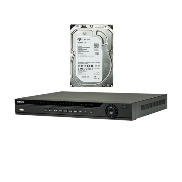دستگاه NVR کپچر 16 کانال R2-16CHNVR2TB-2
